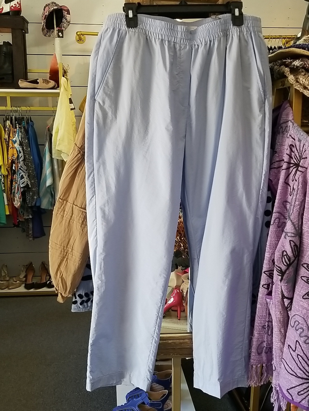 RAFFAELLO ROSSI Light Blue Women's Jogger Sweatpants